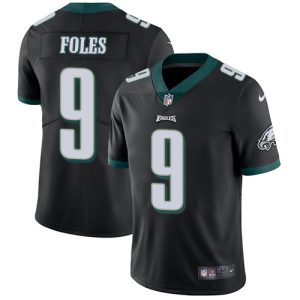 Nike Eagles #9 Nick Foles Black Alternate Men's Stitched NFL Vapor Untouchable Limited Jersey - Custom Name
