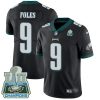 Nike Eagles #9 Nick Foles Black Alternate Super Bowl LII Champions Men's Stitched NFL Vapor Untouchable Limited Jersey - Custom Name