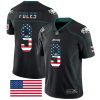 Nike Eagles #9 Nick Foles Black Men's Stitched NFL Limited Rush USA Flag Jersey - Custom Name