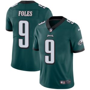 Nike Eagles #9 Nick Foles Midnight Green Team Color Men's Stitched NFL Vapor Untouchable Limited Jersey - Custom Name