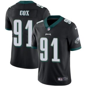 Nike Eagles #91 Fletcher Cox Black Alternate Men's Stitched NFL Vapor Untouchable Limited Jersey - Custom Name