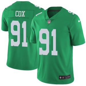 Nike Eagles #91 Fletcher Cox Green Men's Stitched NFL Limited Rush Jersey - Custom Name