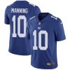 Nike Giants #10 Eli Manning Royal Blue Team Color Men's Stitched NFL Vapor Untouchable Limited Jersey - Custom Name