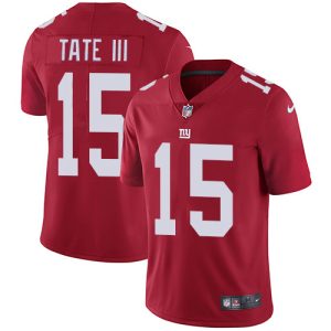 Nike Giants #15 Golden Tate Red Alternate Men's Stitched NFL Vapor Untouchable Limited Jersey - Custom Name