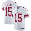 Nike Giants #15 Golden Tate White Men's Stitched NFL Vapor Untouchable Limited Jersey - Custom Name