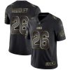 Nike Giants #26 Saquon Barkley Black Gold Men's Stitched NFL Vapor Untouchable Limited Jersey - Custom Name