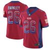 Nike Giants #26 Saquon Barkley Red Alternate Men's Stitched NFL Limited Rush Drift Fashion Jersey - Custom Name