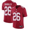 Nike Giants #26 Saquon Barkley Red Men's Stitched NFL Limited Inverted Legend Jersey - Custom Name