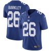 Nike Giants #26 Saquon Barkley Royal Blue Team Color Men's Stitched NFL Vapor Untouchable Limited Jersey - Custom Name