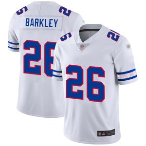 Nike Giants #26 Saquon Barkley White Men's Stitched NFL Limited Team Logo Fashion Jersey - Custom Name