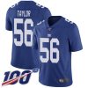 Nike Giants #56 Lawrence Taylor Royal Blue Team Color Men's Stitched NFL 100th Season Vapor Limited Jersey - Custom Name