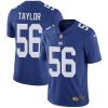 Nike Giants #56 Lawrence Taylor Royal Blue Team Color Men's Stitched NFL Vapor Untouchable Limited Jersey - Custom Name