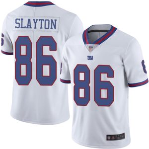 Nike Giants #86 Darius Slayton White Men's Stitched NFL Limited Rush Jersey - Custom Name