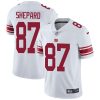 Nike Giants #87 Sterling Shepard White Men's Stitched NFL Vapor Untouchable Limited Jersey - Custom Name