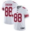Nike Giants #88 Evan Engram White Men's Stitched NFL Vapor Untouchable Limited Jersey - Custom Name