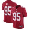 Nike Giants #95 B.J. Hill Red Alternate Men's Stitched NFL Vapor Untouchable Limited Jersey - Custom Name