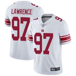 Nike Giants #97 Dexter Lawrence White Men's Stitched NFL Vapor Untouchable Limited Jersey - Custom Name