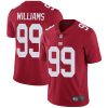 Nike Giants #99 Leonard Williams Red Alternate Men's Stitched NFL Vapor Untouchable Limited Jersey - Custom Name