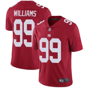 Nike Giants #99 Leonard Williams Red Alternate Men's Stitched NFL Vapor Untouchable Limited Jersey - Custom Name