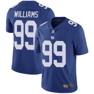 Nike Giants #99 Leonard Williams Royal Blue Team Color Men's Stitched NFL Vapor Untouchable Limited Jersey - Custom Name
