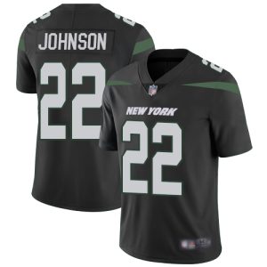 Nike Jets #22 Trumaine Johnson Black Alternate Men's Stitched NFL Vapor Untouchable Limited Jersey - Custom Name