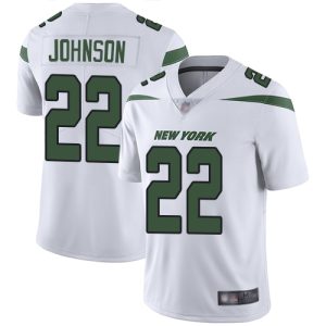 Nike Jets #22 Trumaine Johnson White Men's Stitched NFL Vapor Untouchable Limited Jersey - Custom Name