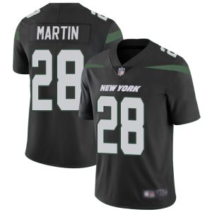 Nike Jets #28 Curtis Martin Black Alternate Men's Stitched NFL Vapor Untouchable Limited Jersey - Custom Name