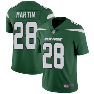 Nike Jets #28 Curtis Martin Green Team Color Men's Stitched NFL Vapor Untouchable Limited Jersey - Custom Name