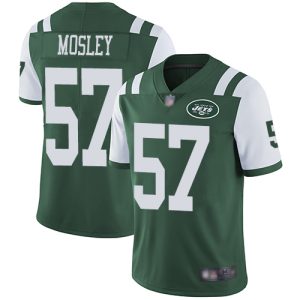 Nike Jets #57 C.J. Mosley Green Team Color Men's Stitched NFL Vapor Untouchable Limited Jersey - Custom Name
