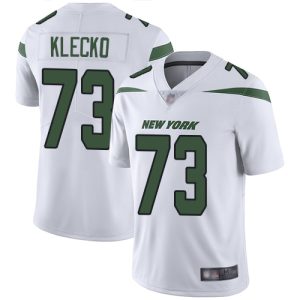 Nike Jets #73 Joe Klecko White Men's Stitched NFL Vapor Untouchable Limited Jersey - Custom Name
