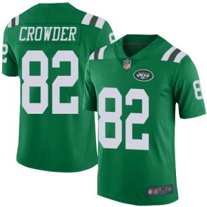 Nike Jets #82 Jamison Crowder Green Men's Stitched NFL Limited Rush Jersey - Custom Name