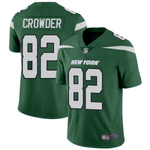 Nike Jets #82 Jamison Crowder Green Team Color Men's Stitched NFL Vapor Untouchable Limited Jersey - Custom Name