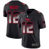 Nike Patriots #12 Tom Brady Black Men's Stitched NFL Vapor Untouchable Limited Smoke Fashion Jersey - Custom Name