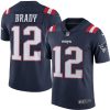 Nike Patriots #12 Tom Brady Navy Blue Men's Stitched NFL Limited Rush Jersey - Custom Name
