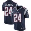 Nike Patriots #24 Stephon Gilmore Navy Blue Team Color Men's Stitched NFL Vapor Untouchable Limited Jersey - Custom Name