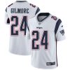 Nike Patriots #24 Stephon Gilmore White Men's Stitched NFL Vapor Untouchable Limited Jersey - Custom Name