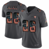 Nike Patriots #26 Sony Michel 2018 Salute To Service Retro USA Flag Limited NFL Jersey - Custom Name