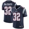 Nike Patriots #32 Devin McCourty Navy Blue Team Color Men's Stitched NFL Vapor Untouchable Limited Jersey - Custom Name