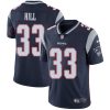 Nike Patriots #33 Jeremy Hill Navy Blue Team Color Men's Stitched NFL Vapor Untouchable Limited Jersey - Custom Name