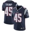 Nike Patriots #45 Donald Trump Navy Blue Team Color Men's Stitched NFL Vapor Untouchable Limited Jersey - Custom Name