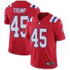 Nike Patriots #45 Donald Trump Red Alternate Men's Stitched NFL Vapor Untouchable Limited Jersey - Custom Name