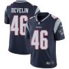 Nike Patriots #46 James Develin Navy Blue Team Color Men's Stitched NFL Vapor Untouchable Limited Jersey - Custom Name