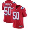 Nike Patriots #50 Chase Winovich Red Alternate Men's Stitched NFL Vapor Untouchable Limited Jersey - Custom Name