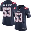 Nike Patriots #53 Kyle Van Noy Navy Blue Men's Stitched NFL Limited Rush Jersey - Custom Name