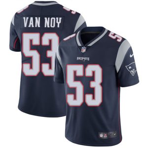 Nike Patriots #53 Kyle Van Noy Navy Blue Team Color Men's Stitched NFL Vapor Untouchable Limited Jersey - Custom Name