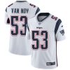Nike Patriots #53 Kyle Van Noy White Men's Stitched NFL Vapor Untouchable Limited Jersey - Custom Name