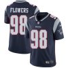 Nike Patriots #98 Trey Flowers Navy Blue Team Color Men's Stitched NFL Vapor Untouchable Limited Jersey - Custom Name