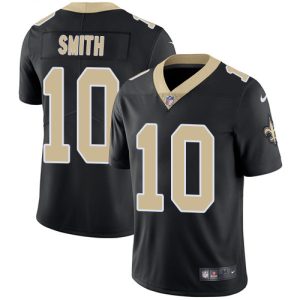 Nike Saints #10 Tre'Quan Smith Black Team Color Men's Stitched NFL Vapor Untouchable Limited Jersey - Custom Name