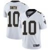 Nike Saints #10 Tre'Quan Smith White Men's Stitched NFL Vapor Untouchable Limited Jersey - Custom Name