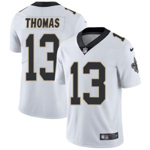 Nike Saints #13 Michael Thomas White Men's Stitched NFL Vapor Untouchable Limited Jersey - Custom Name